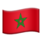 Morocco emoji on Apple